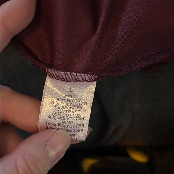 Altar'd State Burgundy Lace Mini Dress - Picture 3 of 3